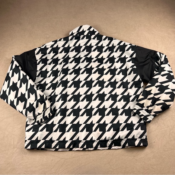 Puma Black and White Houndstooth Windbreaker - Picture 5 of 7